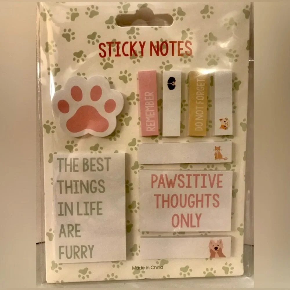 Puurrrfect Cat Lover 3 Pcs Note Set NWT
